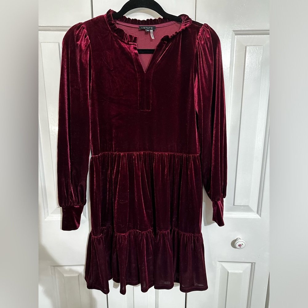 Velvet Maroon Dress
